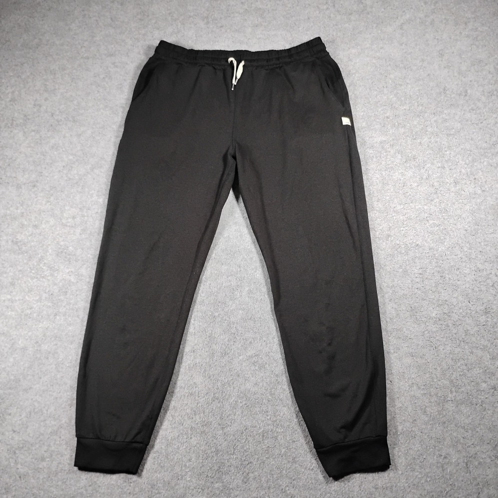 Vuori Women's Black Performance Jogger Pants DreamKnit Lounge Sweatpants Size L - Picture 1 of 11